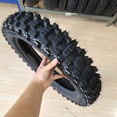 MOTOCROSS 110100-18 원자재가 있는 오토바이 타이어 천연 고무 강철 나일론