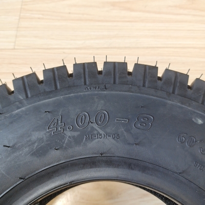 OEM 허용 4.00-8 이집트용 오토바이 타이어 스쿠터 타이어 검은색