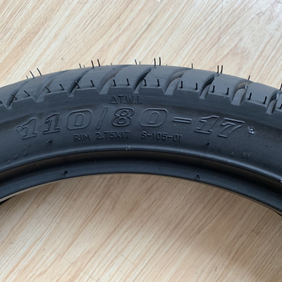 아프리카 시장의 오토바이 타이어 제조업체 20000 KM 작업 수명 110/80 17