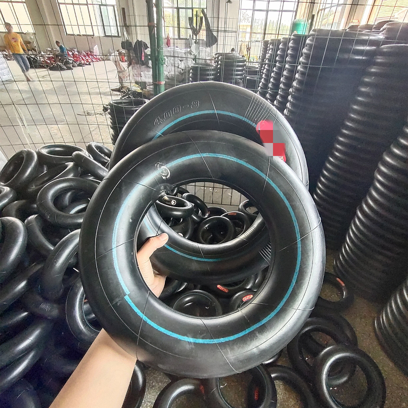 110mm 너비 부틸 고무 모터사이클 내부 튜브 4.00-8 요구 사항