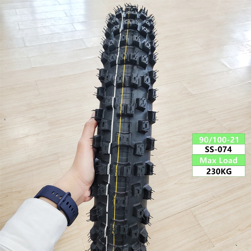 튜브 및 150km/h 속도율 오프로드 모터사이클 타이어 90 100 21 일본 시장